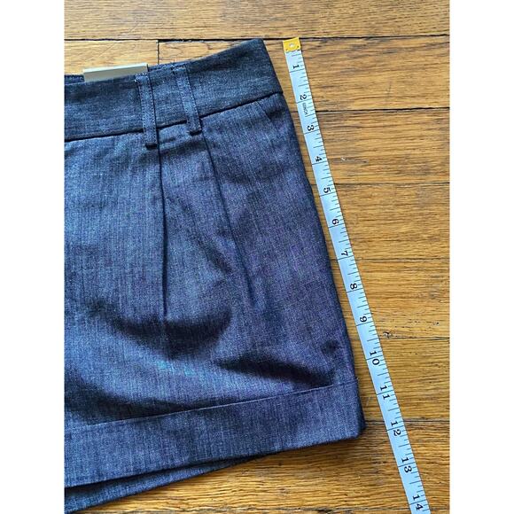 EXPRESS Gray Lightweight Cotton Cuffed Shorts sz 10 (NWT) - Picture 9 of 10